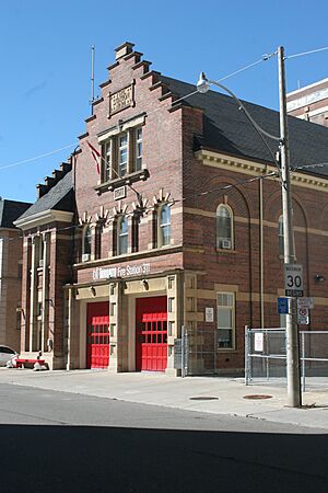 Balmoral Fire Hall, 20 Balmoral Avanue, Toronto, ON, Canada, Sept. 2013