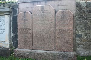 Baron Gordon's monument, Dean Cemetery, Edinburgh