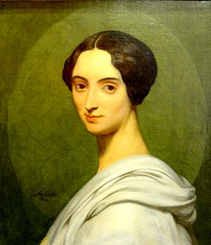 Beauvais (60), MUDO, Ary Scheffer - portrait de la comtesse de Gobineau, 1850