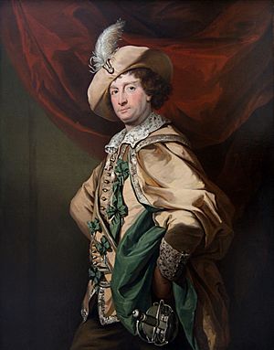 Benjamin van der Gucht, Henry Woodward as Petruchio (1773–1774, Yale Center for British Art)