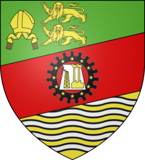 Blason ville fr Mondeville (Calvados)