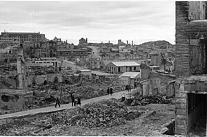 Bombingen av Kristiansund, 1940, Riksarkivet, Arkivreferanse PA 1667U2 050