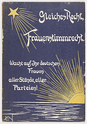 Broschuere Deutscher Verband für Frauenstimmrecht 1907