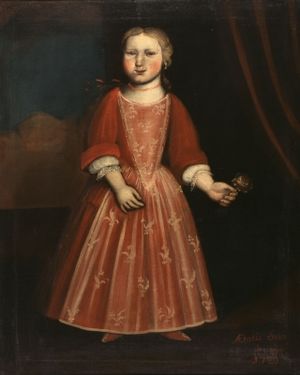 Christina ten broeck (1718-1801) nehemiah partridge 1720 oil on canvas