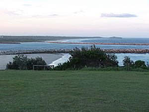 Clarence River viewed from Clarence Head lighthouse