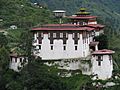 Close view of Lhuentse Dzong