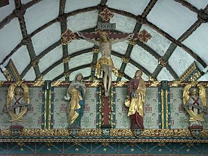Crucifix, Church of St. Protus and St. Hyacinth at Blisland (June 2004)