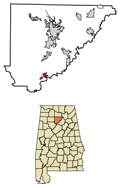 Location of Colony in Cullman County, Alabama.