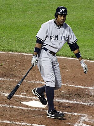 Curtis Granderson at bat 2011