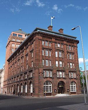 DC Thomson Dundee Meadowside south east face (post refurb)