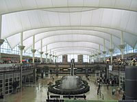 Denver International Airport terminal
