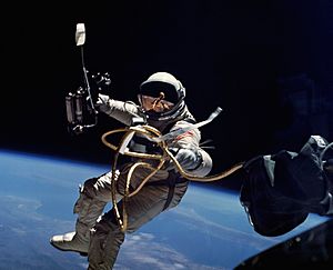 Ed White performs first U.S. spacewalk - GPN-2006-000025-crop