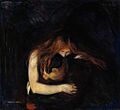 Edvard Munch - Vampire (1894), private collection