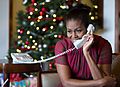 First Lady Michelle Obama during NORAD Tracks Santa 2016 (31813982566)