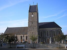 The church of Saint Martin at Montchamp