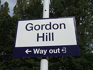 Gordon Hill stn signage 2012.JPG