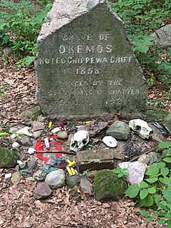 Gravesite of Chief John Okemos