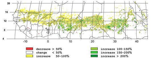 Greening Sahel 1982-1999