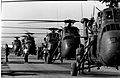 HMM-261 helicopters refuel at Da Nang Air Base