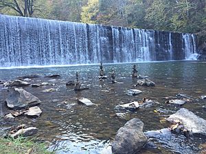 Hollins Mill Waterfall - Blackwater Creek Greenway