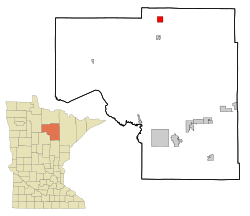 Location of the city of Effiewithin Itasca County, Minnesota