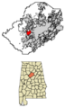 Jefferson County Alabama Incorporated and Unincorporated areas Pleasant Grove Highlighted 0161008