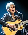 Joan Baez at The Egg (Albany, NY), March 2016 (cropped)