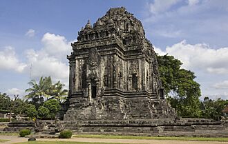 Kalasan Temple from the north-east, 23 November 2013.jpg