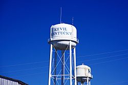 Water tower in Kevil