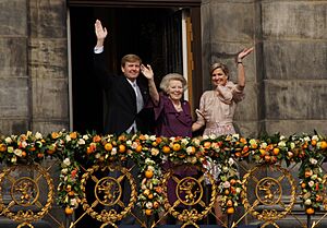 King Willem-Alexander, Princess Beatrix en Queen Maxima