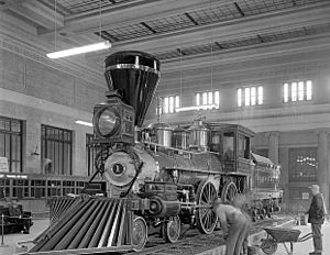 Locomotive William Crooks at St. Paul Union Depot 1954