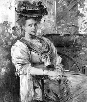 Lovis Corinth BC 340 Porträt der Margarete Moll 1907 sw.jpg