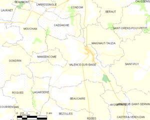 Map commune FR insee code 32459