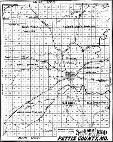 Map of Pettis County, Missouri, 1872 LOC 2012593079