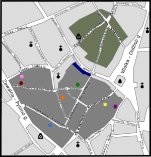 Map of Vilna Ghetto