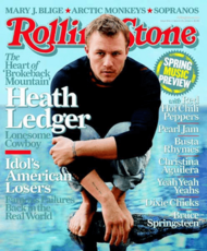 March 2006 cover of Rolling Stone magazine featuring Heath Ledger