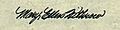 Mary Ellen Withrow sig