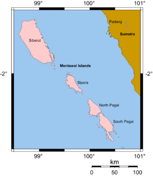 Mentawai Islands Map