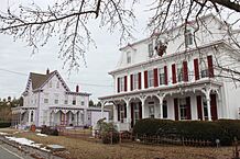 Mid-19th Century Victorian Architecture in Mauricetown, NJ