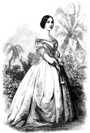 Mrs. Jefferson Davis, Wife of the President of the So-Called Southern Confederacy