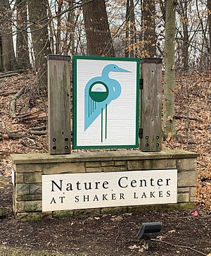 Nature Center at Shaker Lakes front sign