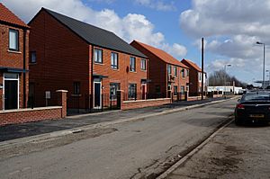 New houses on Wyton Grove, Preston Road Estate (geograph 4362281)