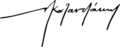 Nikos-kazantzakis-signature