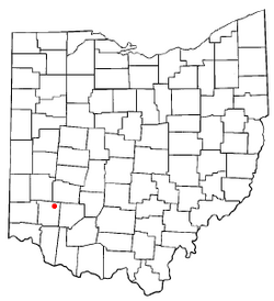 Location of Corwin, Ohio