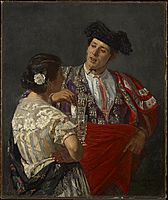 Offering the Panal to the Bullfighter, Mary Cassatt