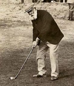 Old Tom Morris on the Himalayas in 1892