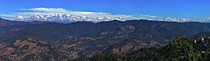 Panorama of Himalayas from Ranikhet, Uttarakhand, India