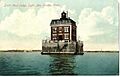 PostcardNewLondonCTLedgeLighthouse1910