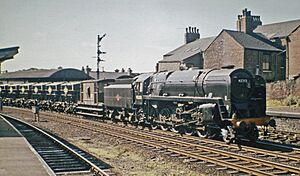 Preston Station with down cement train passing geograph-2754576-by-Ben-Brooksbank