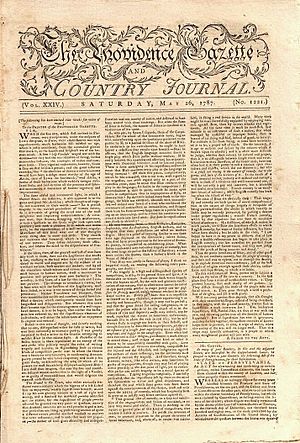 Providence Gazette, May 26, 1787